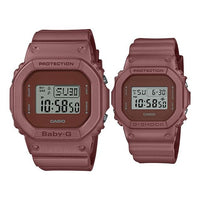 CASIO G-Shock & Baby-G Set 'Dark red' DW-5600ET-5PR&BGD-560ET-5PR