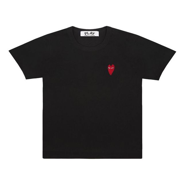(WMNS) COMME des GARCONS PLAY Long Heart Logo Tee 'Black' AZ-T229-051-1
