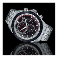 CASIO EDIFICE Series Classic Leisure Fashion Men's Black Dial Mens Black Analog EFR-561DB-1BV