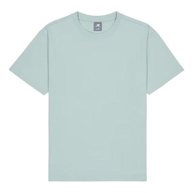 New Balance Cotton T-Shirt Asia Sizing 'Salt Marsh' AMT41653-SAM