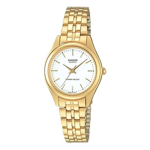 CASIO Female DRESS Japan / South Korea Fashion White Analog LTP-1129N-7A