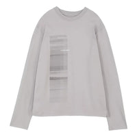 A-COLD-WALL* Diffusion Graphic Long Shirt Tee 'Mid Grey' ACWMTS087-MIDGRE