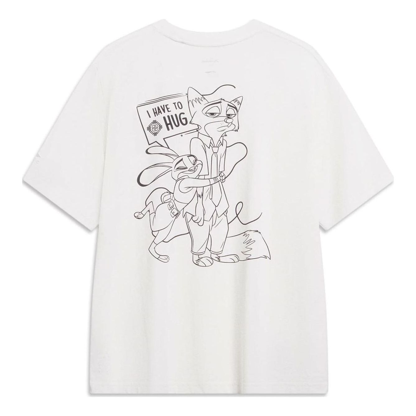 Li-Ning x Disney Zootopia Graphic T-shirt 'White' AHST269-1