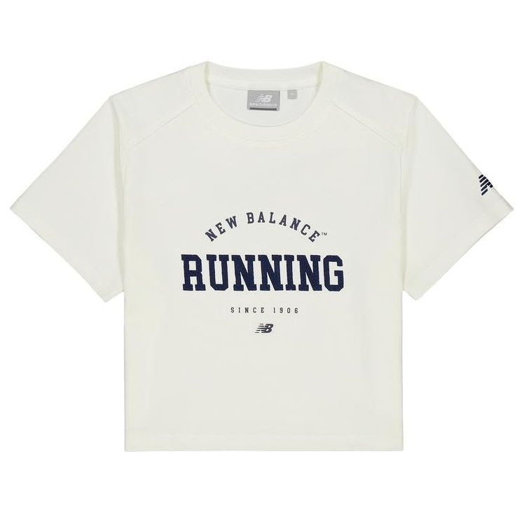 (WMNS) New Balance Running T-Shirt Asia Sizing 'Ivory' NEE22342-IV