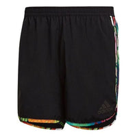 adidas Flower Pattern Sports Causual Short Pant Male Black GK6967