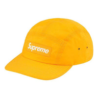 Supreme Dry Wax Cotton Camp Cap 'Yellow White' SUP-FW20-304