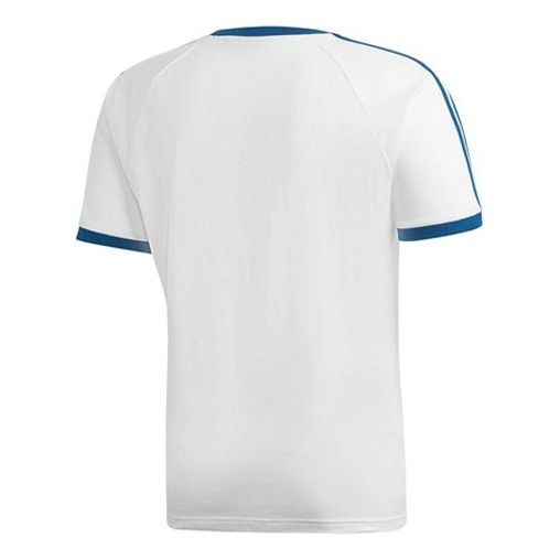adidas originals Sports Round Neck Short Sleeve 77 Retro White DY1532