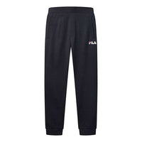 Yellow FILA Logo Printing Knit Breathable Sports Pants Blue F51M028608F-NV