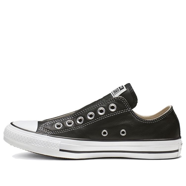 Converse Chuck Taylor All Star Leather Slip 'Black White' 164976C