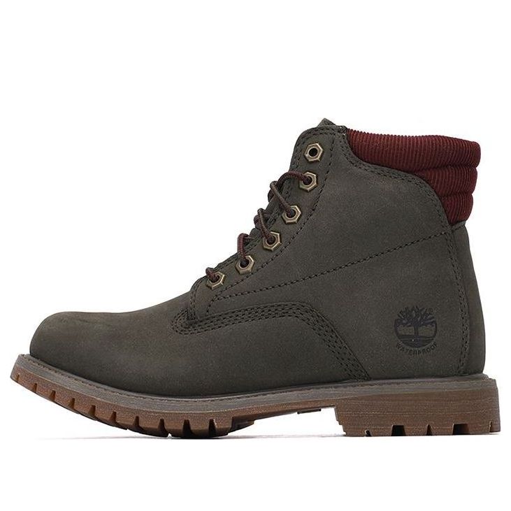(WMNS) Timberland Waterville 6 Inch Boot 'Dark Green Nubuck' A2DWFA58