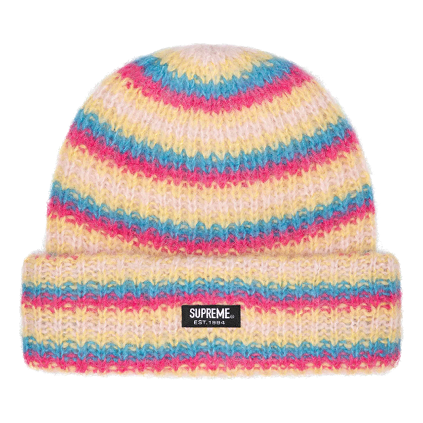 Supreme Loose Stripe Beanie FW23 'White' SUP-FW23-2428