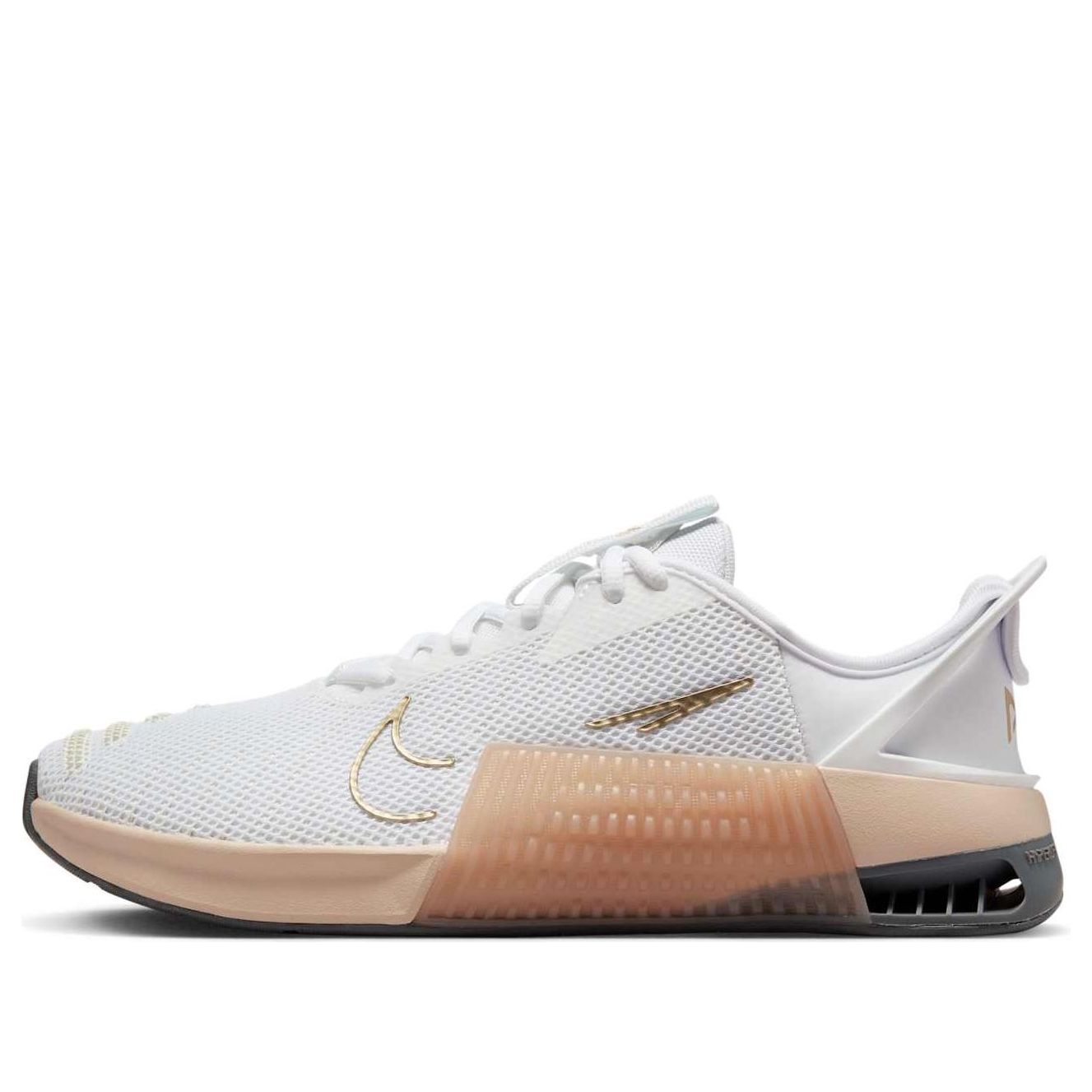 (WMNS) Nike Metcon 9 EasyOn 'White Metallic Gold Sanddrift' DZ2540-104
