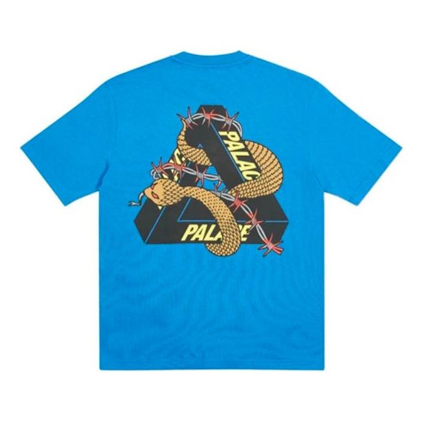 PALACE Hesh Mit Fresh Logo Short Sleeve Unisex Blue PAL-FW20-05