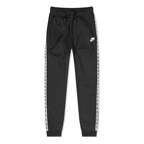 Nike Repeat Poly Side Printing Casual Sports Long Pants Black AR4912-010