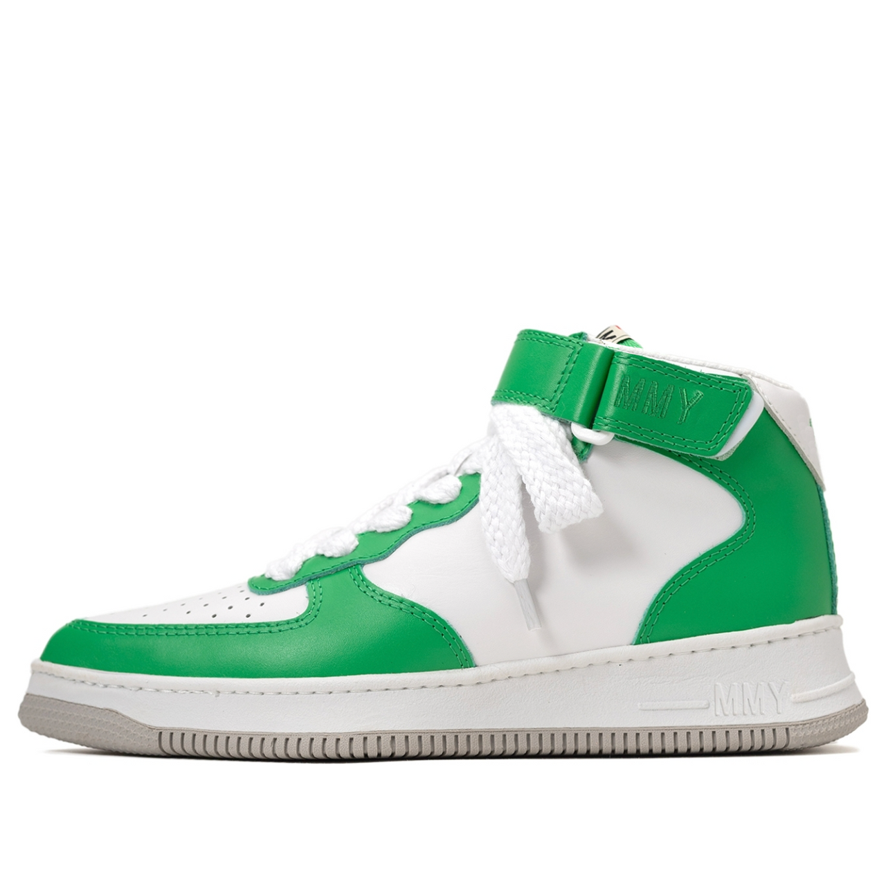 Maison MIHARA YASUHIRO ROSYOG Sole Leather High-top Sneaker 'Green' B09FW703-GRN