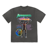 Travis Scott Back Bling T-shirt 'Washed Black' CJFN-SS11