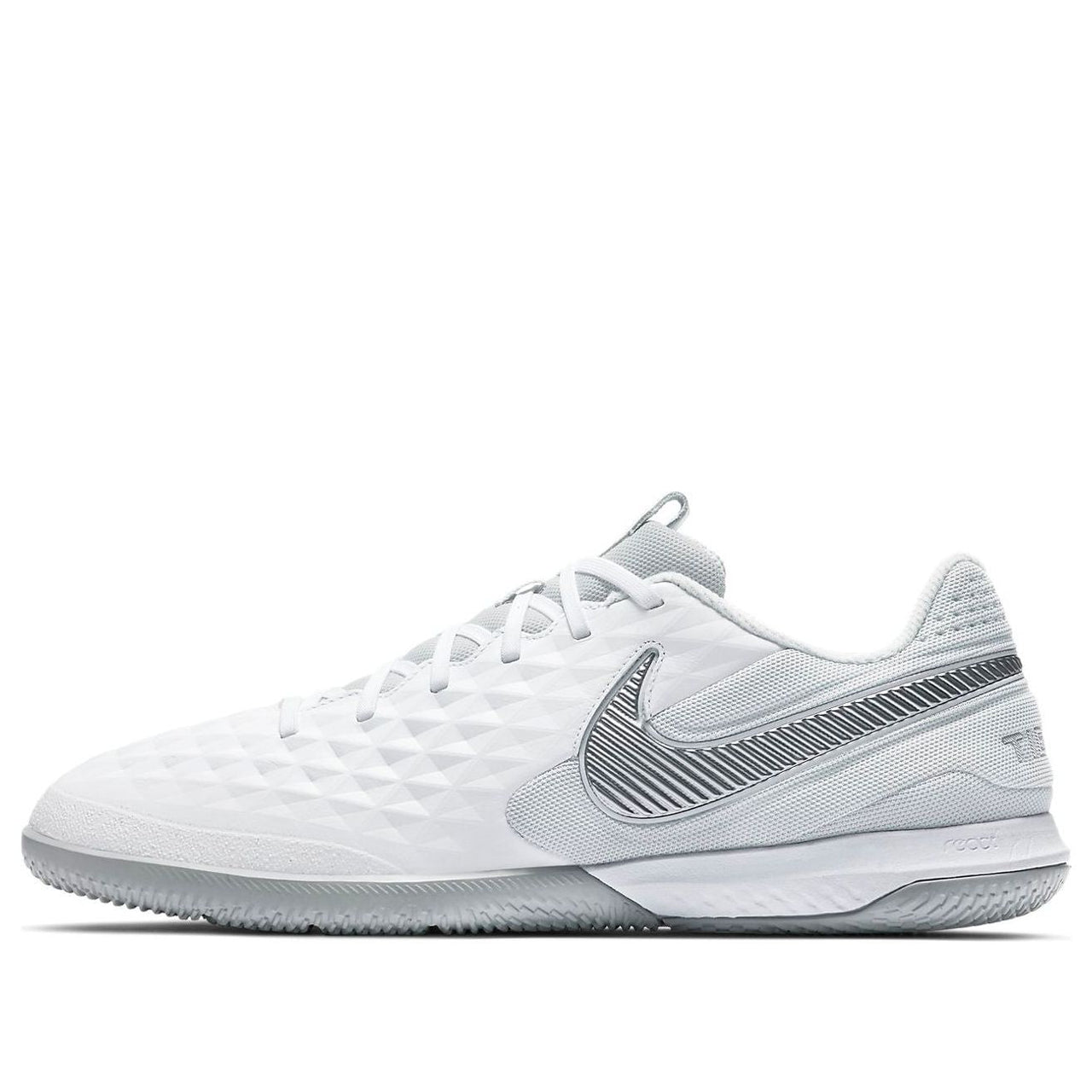 Nike React Tiempo Legend 8 Pro IC 'White Chrome' AT6134-100