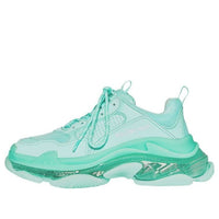 (WMNS) Balenciaga Triple S Sneaker 'Clear Sole - Mint' 544351W2GA14500