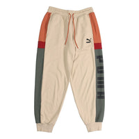 PUMA Retro Block Sweatpant 'Beige Grey Red Black' 530714-12