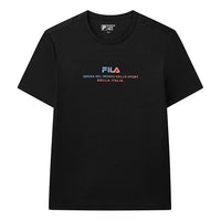 Men's FILA Street Retro Casual Short Sleeve Black T-Shirt F11M038138F-BK