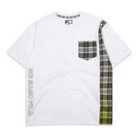 Men's FILA FUSION Short Sleeve White T-Shirt T11M031110FWT