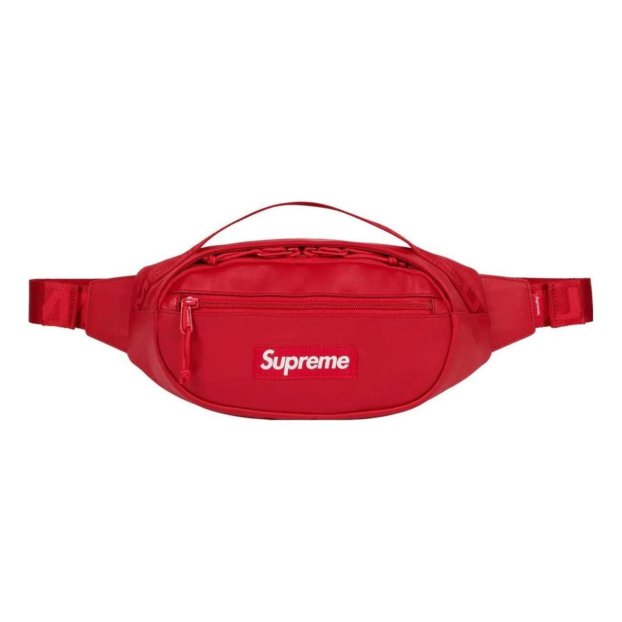 Supreme Leather Shoulder Bag 'Red' SUP-FW23-0831