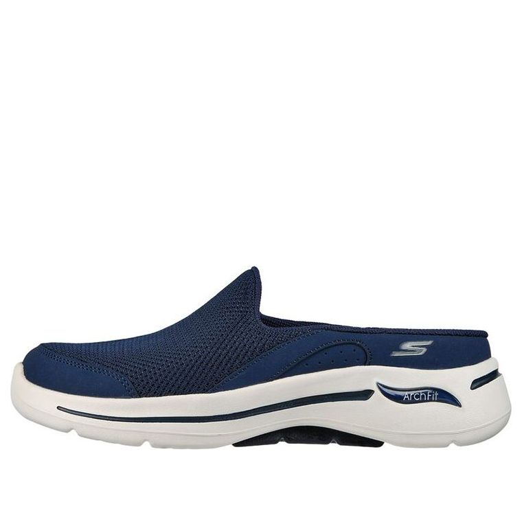 (WMNS) Skechers Go Walk Casual Navy Blue 124481-NVW