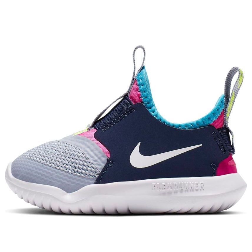(TD) Nike Flex Runner 'Grey Blue Pink' AT4665-403