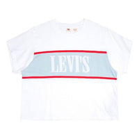 Levis Loose Casual Pure Cotton Short Sleeve White 85498-0000