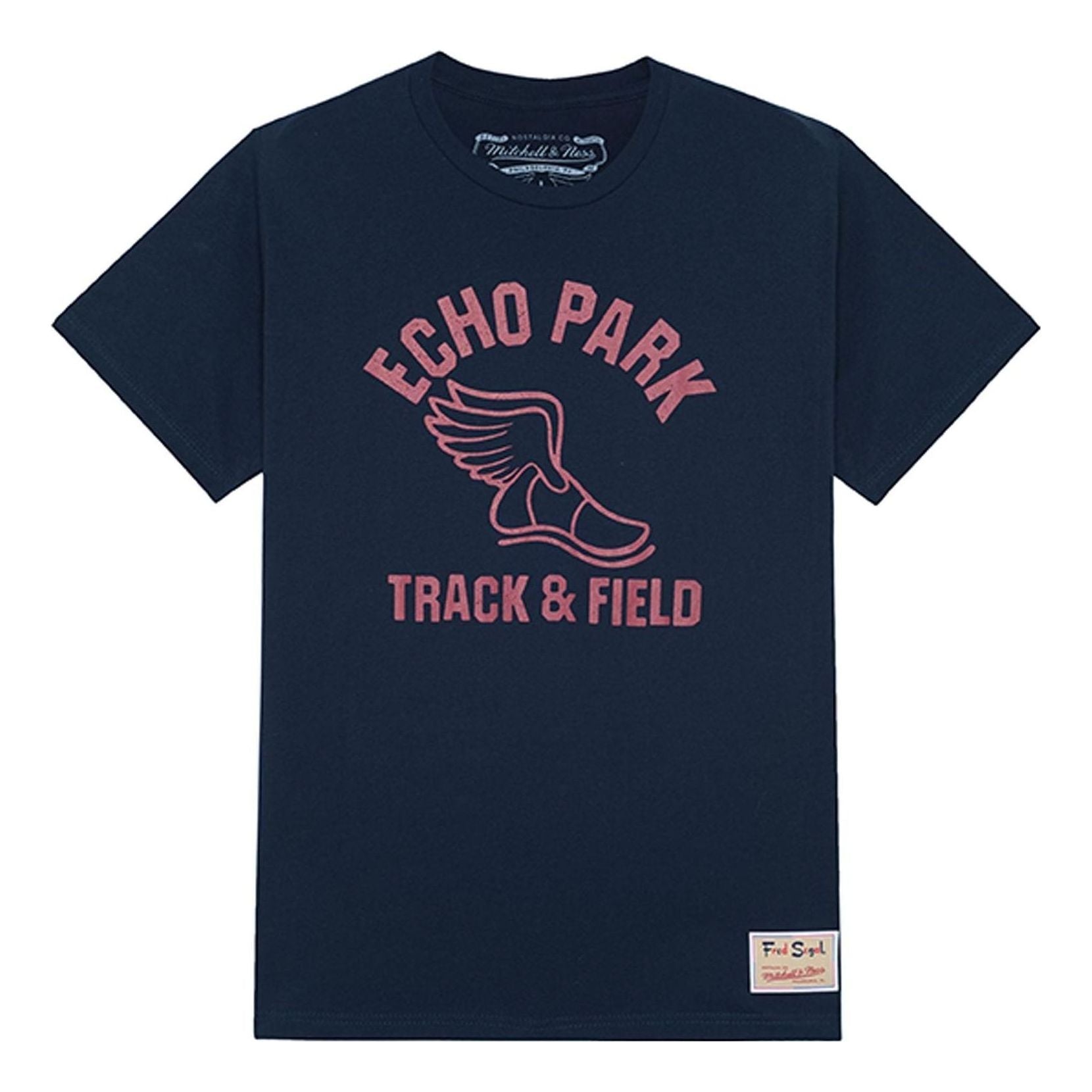 Mitchell & Ness x Fred Segal Echo Park Track T-shirt 'Navy' BMTRDD20071-MNNNYRD