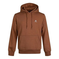 Converse Embroidered Star Chevron Pullover Hoodie Asia Sizing 'Brown' 10019923-A09