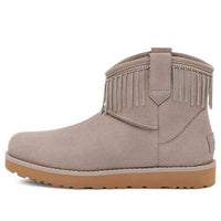(WMNS) UGG Classic Mini Fringe 'Grey' 1127454-SYGR