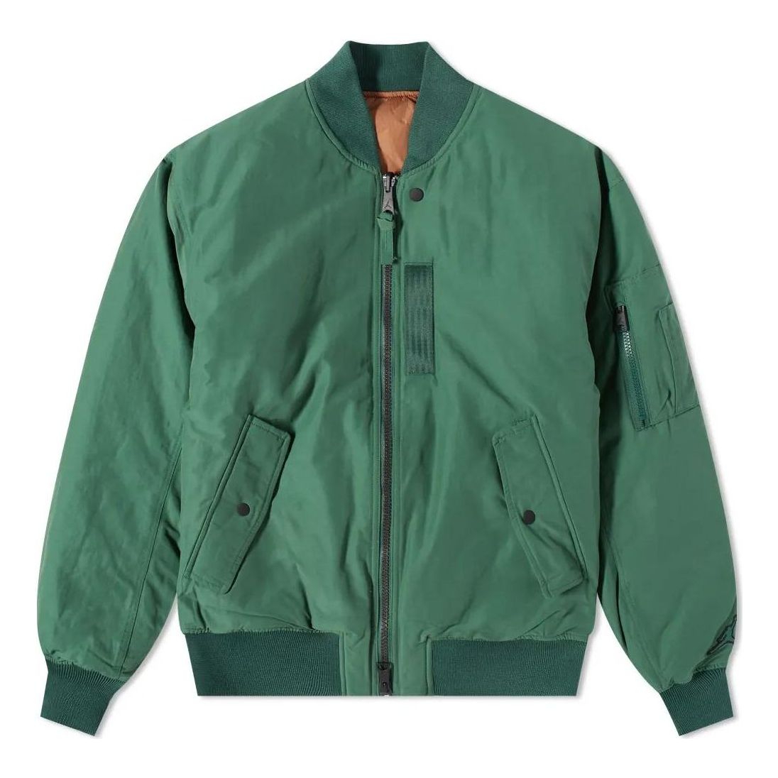 Air Jordan Button Zipper Jacket Men's Green DA9796-333