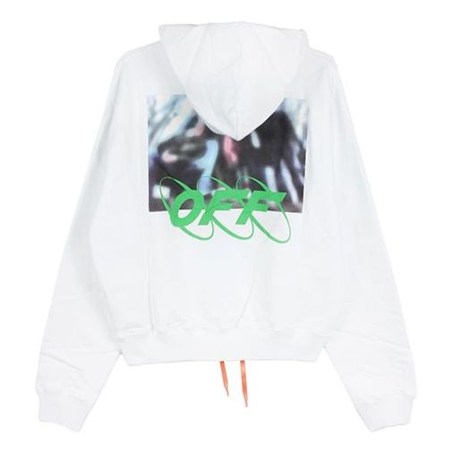 Off-White MENS Spray Blurred Oversized White OMBB037F19D250050188