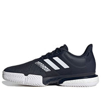 adidas Solecourt Tennis shoes 'Black White' FU8115