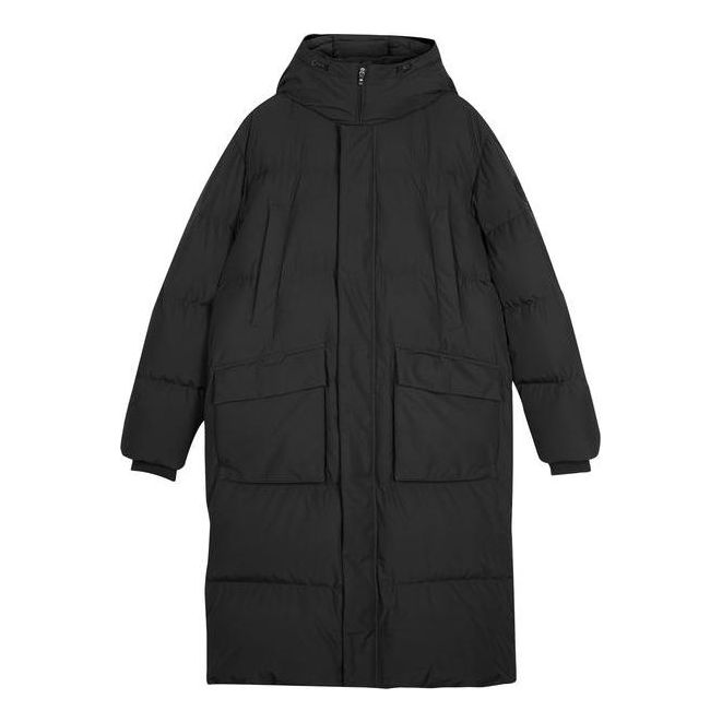 Skechers Lifestyle Series Long Down Jacket 'Black' L423M099-0018