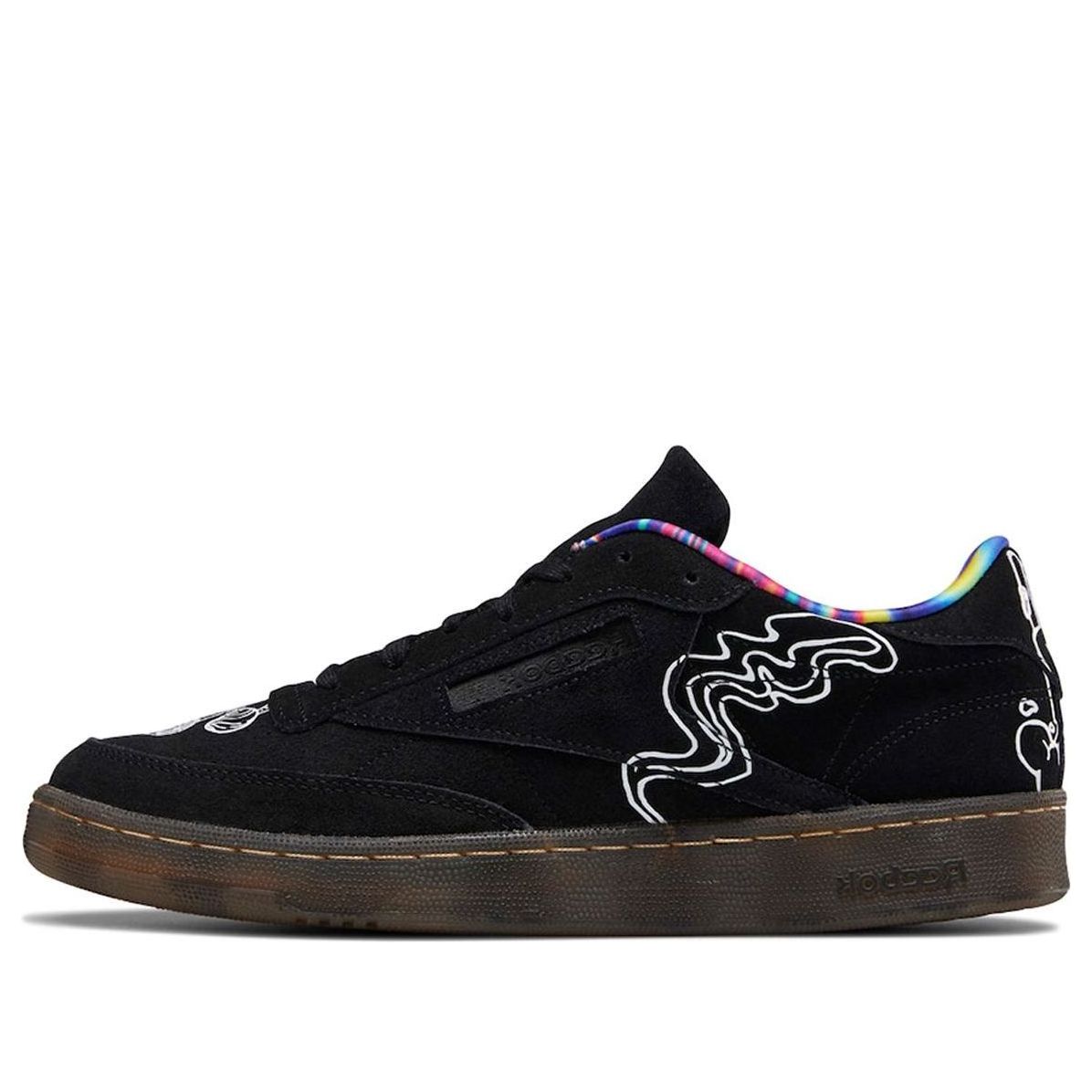 Reebok Club C 85 Peace Train 'Black White' Q46200