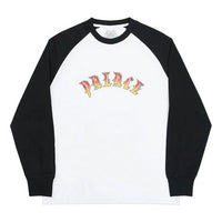 PALACE Logo Printing Colorblock raglan sleeve Long Sleeves Unisex Black P19LS023