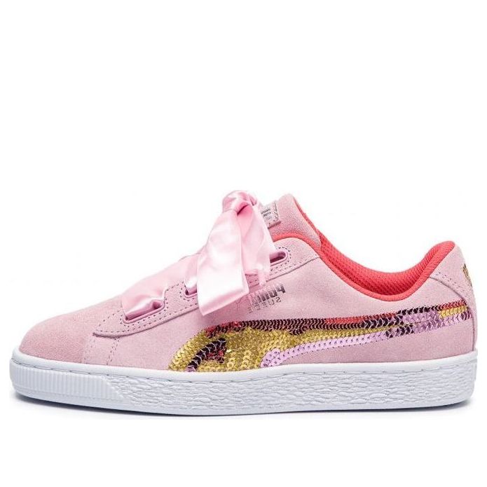 PUMA Suede Heart Trailblazer Sneakers K Pink/White 368953-01