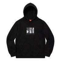 Supreme Enterprises Hooded Sweatshirt 'Black White' SUP-FW20-167