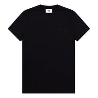(WMNS) Y-3 Cotton Round Neck Casual Short Sleeve Black GM3274-2021