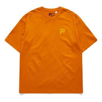 Fila FUSION Casual Sports Round Neck Short Sleeve Couple Style Orange T11U126110F-OR