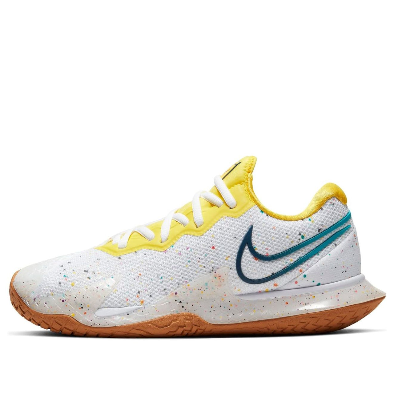 (WMNS) Nike Court Air Zoom Vapor Cage 4 HC 'White Opti Yellow Gum' CD0431-107