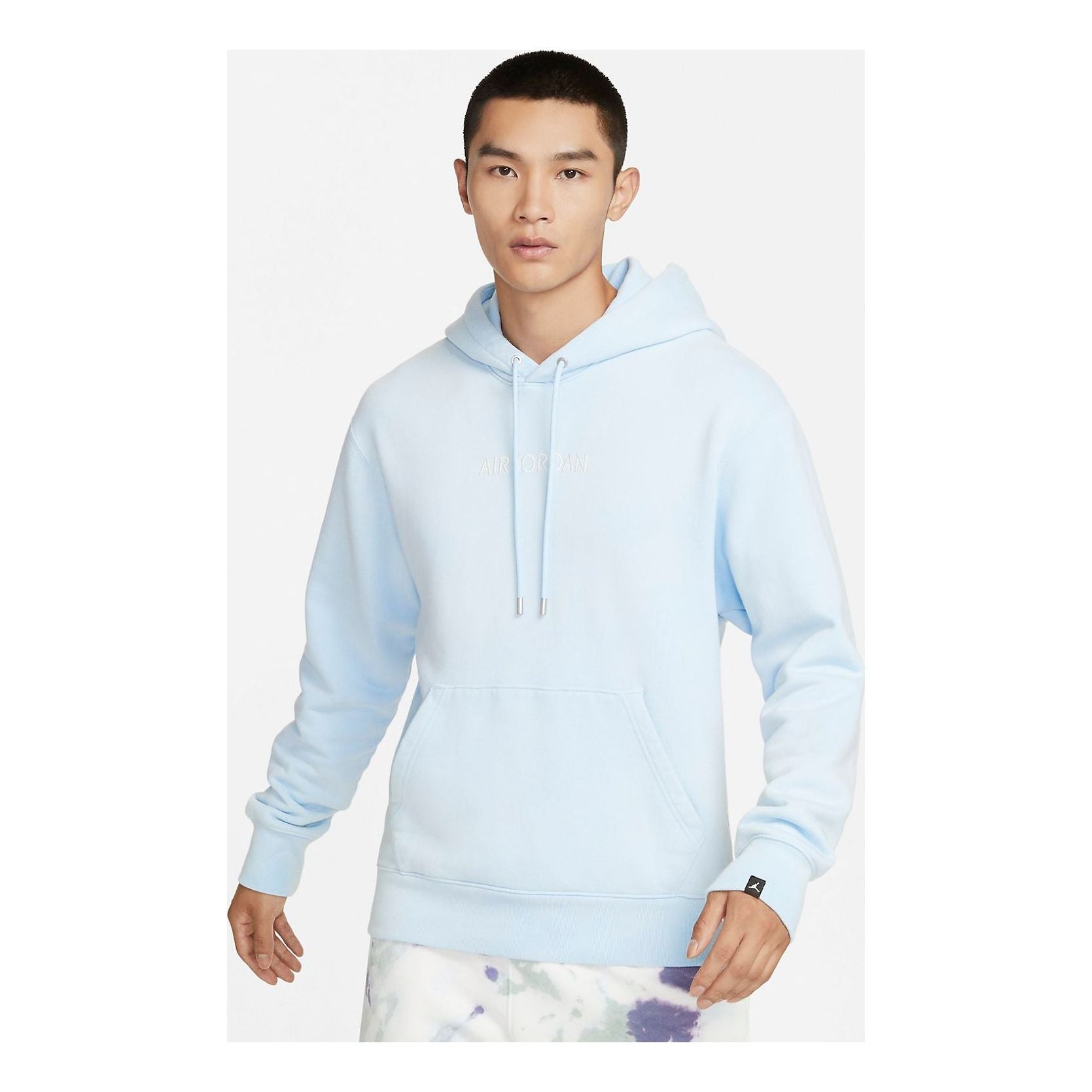 Air Jordan Fleece Hoodie Asia Sizing 'Ice Blue' DV6464-411