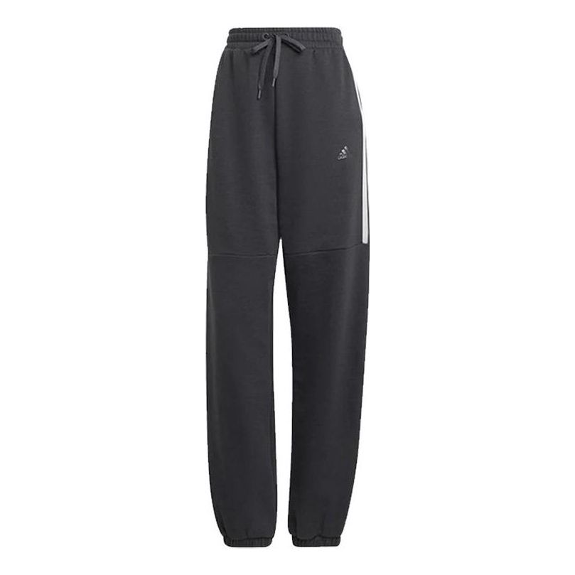 (WMNS) adidas Hyperglam High-Rise Sweatpants Asia Sizing 'Black' HC2919