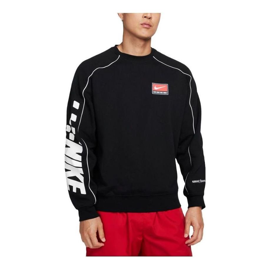 Nike Fleece Crewneck Sweatshirt 'Black' FB7260-010