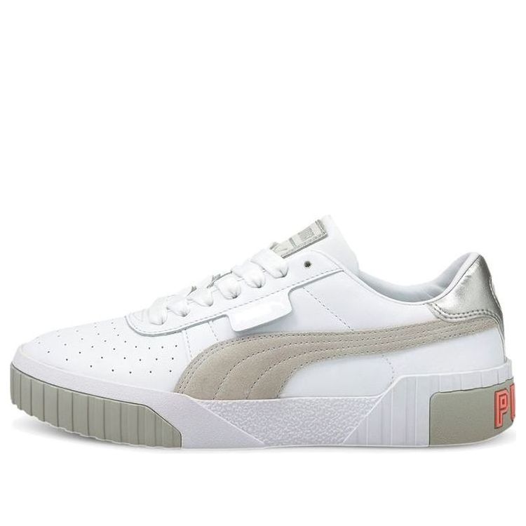 (WMNS) PUMA Cali Soft Glow 'White Grey Violet' 375046-01