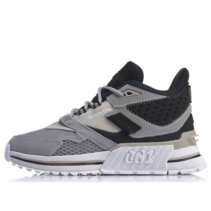(WMNS) Li-Ning 001 T1000 Winter Mid 'Grey Black' AGLP094-5