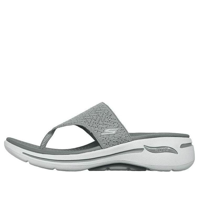 (WMNS) Skechers Go Walk Arch Fit Sandal 'Grey' 140221-GRY