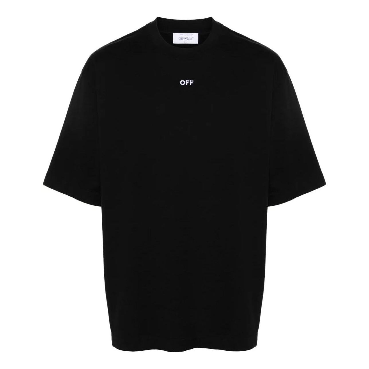Off-White Arrows-embroidery Cotton T-shirt 'Black' OMAA120S24JER0041001